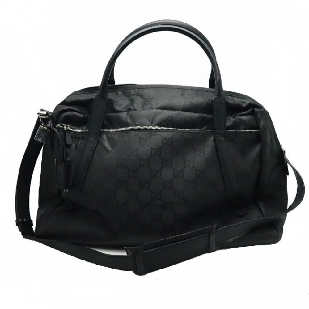 Gucci Boston bag WG Leather Black